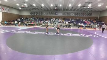 115 lbs Cons. Round 3 - Kiera Big Knife, Lander Valley vs Lilian Fort, Tongue River