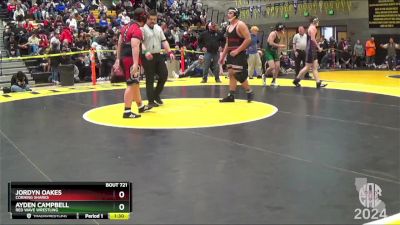 205 lbs Quarterfinal - Jordyn Oakes, CORNING SHARKS vs Ayden Campbell, Red Wave Wrestling