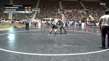 6A 285 lbs Cons. Round 3 - Taylor Odom, Gulf Shores vs Jack Robertson, Wetumpka