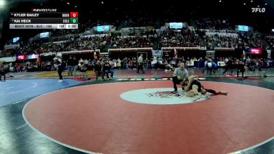 Champ. Round 1 - Kyler Bailey, Manhattan vs Kai Heck, Colstrip