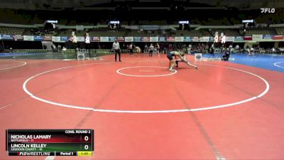 132 lbs Semis & Wb (16 Team) - Lincoln Kelley, Loudoun County vs Nicholas Lamary, Battlefield