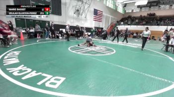 130 lbs 1st Place Match - Zelilah Elliston-perez, Upland vs Marie Basset, La Cañada