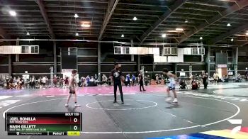 106 lbs Quarterfinal - Joel Bonilla, Mat Monsters vs Nash Gillett, East Valley Wrestling Club