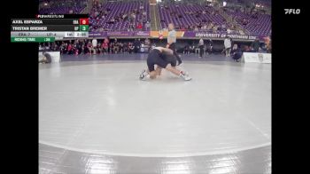 149 lbs 2nd Wrestleback (16 Team) - Tristan Bremer, Providence (Mont.) vs Axel Esparza, Embry-Riddle (Ariz.)