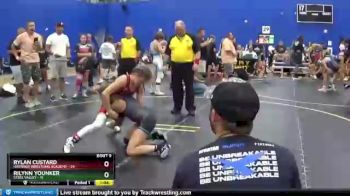 98 lbs Round 3 (6 Team) - Rylan Custard, Hastings Wrestling Academy vs Rilynn Younker, Steel Valley