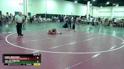 113 lbs Round 4 (16 Team) - Nolan Mercer, Iowa Gables vs Aden Breniser, S.E.O. Wrestling Club- Team White