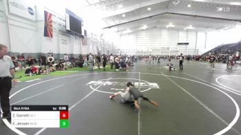 57 lbs Consi Of 4 - Zachariah Garrett, No Team vs Easton Jensen, Bear Wrestling Club