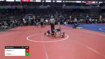 84 lbs Consolation - Anthony Oubre, Lone Wolf vs Jarrett Patty, Chickasha Youth Wrestling