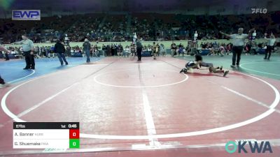 67 lbs Consi Of 8 #2 - AnTerryo Banner, Hurricane Wrestling Academy vs Gabriel Shuemake, Pirate Wrestling Club