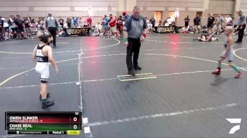 52 lbs Finals (8 Team) - Owen Slinker, Untouchables Purple vs Chase Beal, Ohio Gold