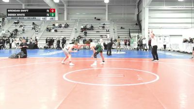 132 lbs Consi Of 32 #1 - Brendan Swift, PA vs Derek White, PA