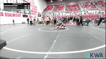 126-138 lbs Rr Rnd 5 - Madison Walters, Team Nomad vs Madalee Arnold, Harrah Little League Wrestling