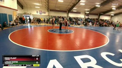 157A Quarterfinal - Logan Dafoe, Thermopolis vs Moss Plant, Laramie