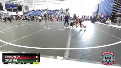 96 lbs Round 2 (4 Team) - William Rector, Missouri Outlaws vs Trevor Cole, East Kansas Eagles Gold