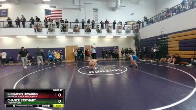 105 lbs Prelim - Benjamin Edwards, Shoshoni Junior High School vs Chance Stothart, Thermopolis