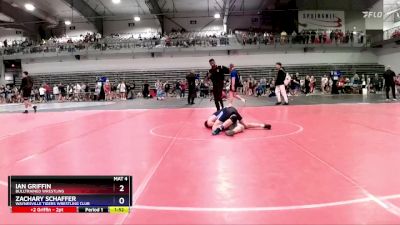 114 lbs Round 3 - Zachary Schaffer, Waynesville Tigers Wrestling Club vs Ian Griffin, BullTrained Wrestling