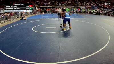 D 1 285 lbs Champ. Round 1 - Cameron Sumrall, Hahnville vs Amar Holman, Sulphur