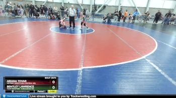 81-92 lbs Round 4 - Ariana Tovar, Victory Wrestling-Central WA vs Bentley Lawrence, Team Newport Tornadoes WC