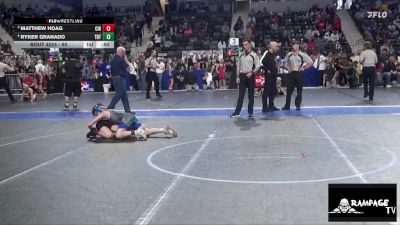 90 lbs 3rd Place Match - Ryker Granado, Topeka Blue Thunder vs Matthew Hoag, Circle
