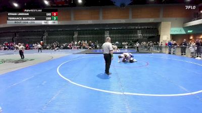 215 lbs Cons. Round 3 - Terrance Mattson, Lowry vs Ethan Linehan, Carson