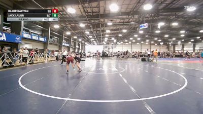 90 lbs Rr Rnd 1 - Blake Kapitan, Indiana Outlaws Gold - MS vs Jack Lauer, Mat Warriors Gold MS - MS