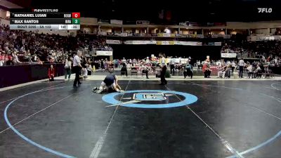 5A 133 lbs Cons. Round 3 - Nathaniel Lujan, Roswell vs Max Santos, Rio Rancho