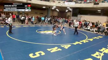 105 lbs 3rd Place Match - Eliana Badeen, Unattached vs Angelina Nettey, Unattached