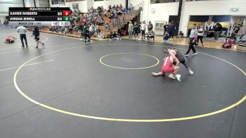 141 lbs Cons. Round 3 - Xavier Roberts, Wabash vs Jordan Jewell, Manchester