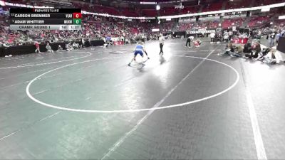 D1-150 lbs Champ. Round 1 - Adam Whittier, Mukwonago vs Carson Bremmer, Verona Area