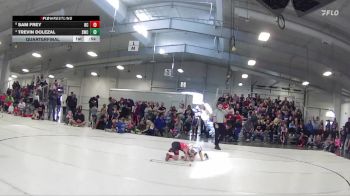 32 lbs Quarterfinal - Sam Frey, Boone Central vs Trevin Dolezal, Seward Wrestling Club