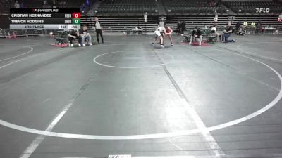 138 lbs 3rd Place - Cristian Hernandez, RedNose Wrestling School vs Trevor Hodgins, Shore Thing WC