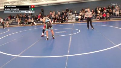 121-131 lbs Cons. Round 1 - Austin Gates, GI Grapplers vs Jesvin Verduzco, Kearney Matcats
