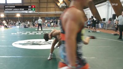 125 lbs Quarterfinal - Jack Baron, Grit Mat Club vs Anthony Lagala Ryan, Kdtc