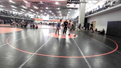 215 lbs Cons. Round 3 - Ryder Smith, Benton High School Wrestling vs Javion Brown, Leavenworth Takedown