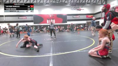 55 lbs Round 2 - Hayden Warlick, Suplex City Raptors vs Titan Hooks, Summerville Takedown