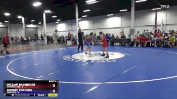 87 lbs Quarterfinals (8 Team) - William Bainbridge, Minnesota Red vs Dominic Cordero, Tennessee