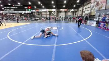 144 lbs Quarterfinal - Jake Ellison, Stillwater Gladiators vs Victor Christian, Northeast MT Wrestling Club