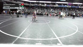 82 lbs 3rd Place - Caydence McCarthy, Hammerin Hawks WC vs Tate Radke, Big Dog Grappling Academy