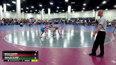 126 lbs Round 5 (10 Team) - Froilan Olano, Celtic Wrestling Club vs Rocco Mauro, Dayton Bandits