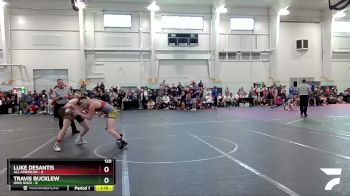 120 lbs Round 1 (8 Team) - Luke DeSantis, All American vs Travis Bucklew, Ohio Gold