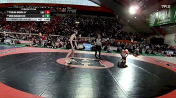 4A 157 lbs Cons. Round 1 - Zed Hancock, Snake River vs Teejin Morley, Kimberly