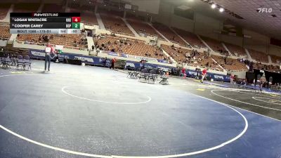 175-D2 Champ. Round 1 - Rustin Bingham, Campo Verde High School vs Alexander Krause, Sunrise Mountain