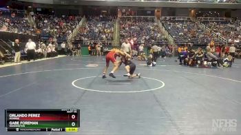 2A 138 lbs Cons. Round 2 - Gabe Foreman, Washington vs Orlando Perez, Monroe