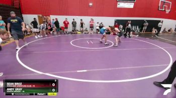 142 lbs Round 3 (8 Team) - Andy Gray, Kansas Bronze vs Sean Broz, Marauder Wrestling Club