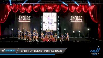 Spirit of Texas - Purple Sass [2019 Senior - Small 3 Day 1] 2019 Encore Championships Houston D1 D2