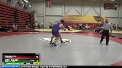 197 lbs Quarterfinal - Zach Eaton, Unattached vs Brian Thilges, Minnesota State