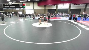 190 lbs 5th Place Match - Lea Salazar, Amarillo Caprock vs Crystal Jimenez, Amarillo