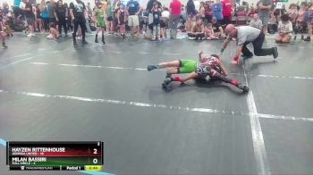 56 lbs Round 9 (10 Team) - Hayzen Rittenhouse, Georgia United vs Milan Bassiri, Full Circle