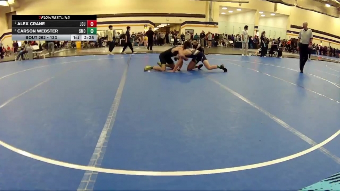 133 lbs Cons. Semi - Carson Webster, Southwestern Michigan College vs ...