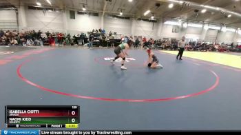 125 lbs Champ. Round 1 - Isabella Ciotti, Arvada vs Naomi Kidd, Doherty